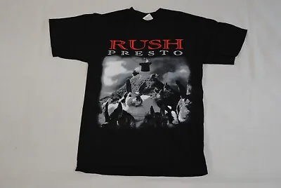 Buy Rush Presto Album Cover T Shirt New Official Band Geddy Lee Rare • 14.99£