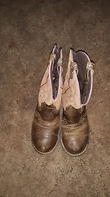 Buy Justin Gypsy Boots Sz. 6.5 B. ASTM F2413-11. Comp Toe GUC • 36.85£