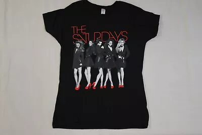 Buy The Saturdays Line Up Work Tour 09 Tour Black Ladies Skinny T Shirt New Official • 7.99£