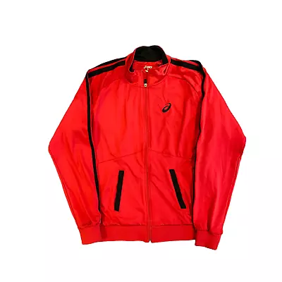 Buy Asics Women's Training Jacket (Size L) Red And Black Full Zip Jackets - New • 19.99£