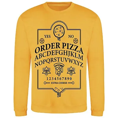 Buy Ouija Pizza Order - Sweatshirt XS - 5XL, Spirit Board, Food, Cheese Witchcraft • 25.95£