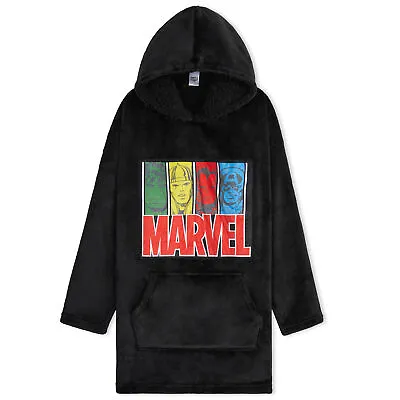 Buy Marvel Mens Hoodies - Fleece Oversized Hoodie Blanket, Avengers Gifts For Men • 30.49£