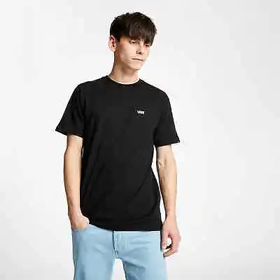 Buy Vans Left Chest Logo SS Lifestyle T-Shirt Men's Black Sportswear Casual Tee Top • 37.74£