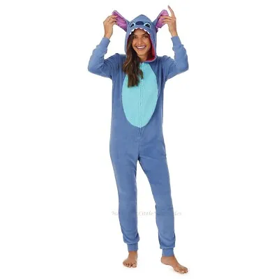 Buy Lilo & Stitch Union Suit Pajamas Size XL Women One Piece Costume Disney X Large • 40.34£