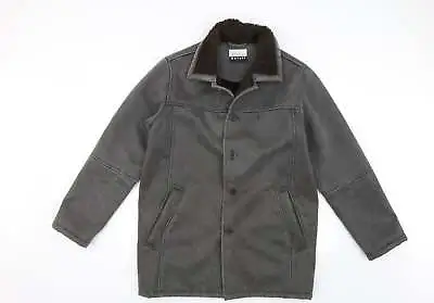 Buy Steve Ketell Womens Grey Pea Coat Jacket Size S • 7.50£