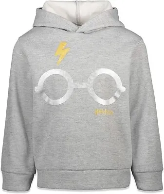 Buy Harry Potter Gryffindor Boys Fleece Pullover Long Sleeve Hoodie Gray 5T • 4.50£