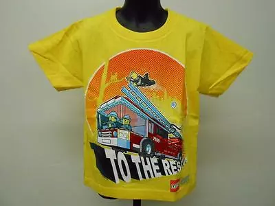Buy New-minor-flaw Lego City Firefighters Rescue Kid Kids Size 4 Shirt • 2.38£