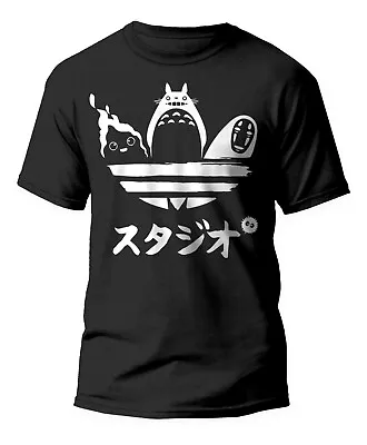 Buy Men's Funny Anime Totoro Spirited Away Calcifer T-shirt Gift Gym Tee - S To 5xl • 11.99£
