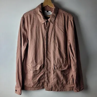 Buy Topman Men Size M Dusky Pink 100% Cotton Mid Jacket Chore Worker Casual Smart • 20£