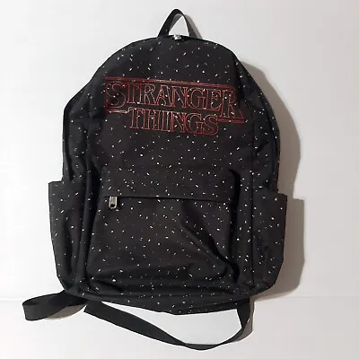 Buy Stranger Things Backpack Loungefly Black Red Logo Stars Official Netflix Merch • 34.06£