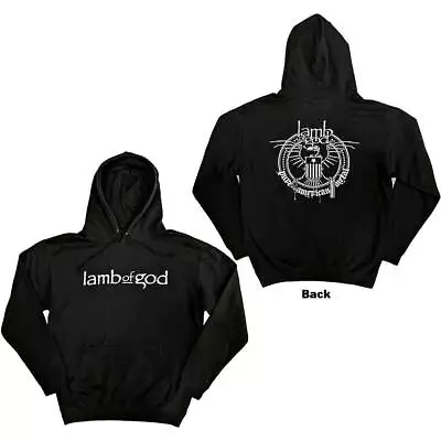 Buy Lamb Of God 'Skeleton Eagle' Pullover Hoodie - NEW • 29.99£