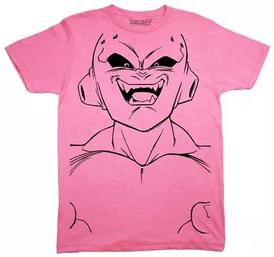 Buy Dragon Ball Z DBZ Majin Buu Kid Buu Large Face Anime Adult T-Shirt • 47.57£