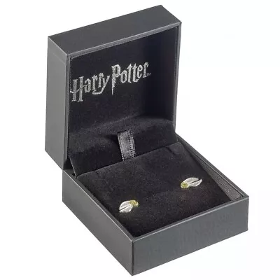 Buy Harry Potter Sterling Silver Earrings Golden Snitch Birthday Official Product • 31.99£
