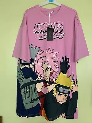 Buy Naruto Ladies Long T-shirt Size : S • 8£