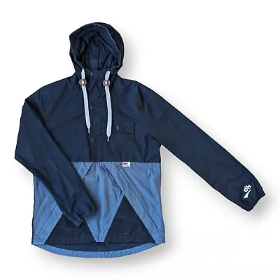 Buy GARBSTORE X Reebok Windbreaker Pullover Jacket - Black With Blue Pocket - Medium • 89£