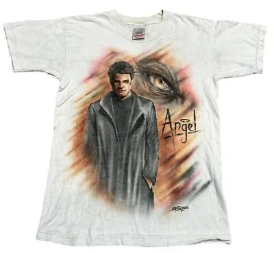 Buy Buffy The Vampire Slayer Angel Vintage Screen Stars Art T Shirt S • 60£