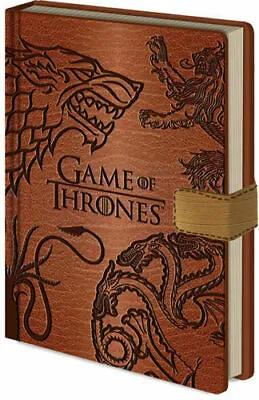 Buy A5 Game Of Thrones Notebook Official Merch Sigils Lined Journal Stationery Gift • 14.95£