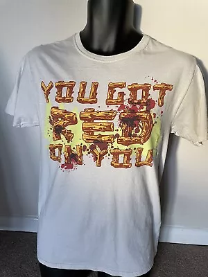 Buy Licensed Shaun Of The Dead Movie Quote T Shirt - Cream Medium - Used • 3.99£