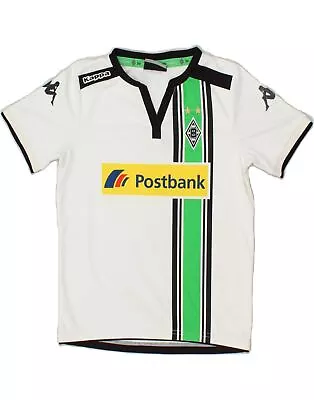 Buy KAPPA Boys BVB Dortmund Graphic T-Shirt Top 9-10 Years White Polyester BU09 • 12.95£