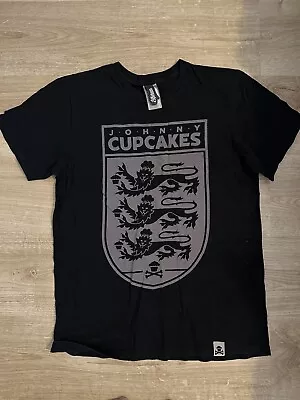 Buy Johnny Cupcakes England T Shirt Black Size Medium • 25£