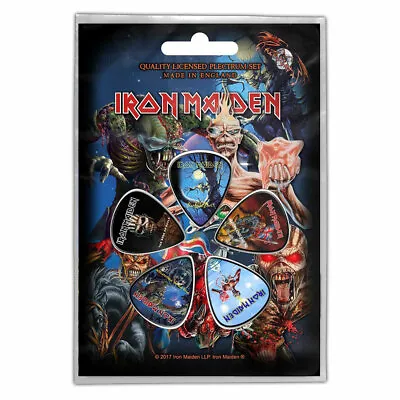 Buy Iron Maiden Plectrum Packs - Various Designs - Official Licensed Merchandise • 4.20£