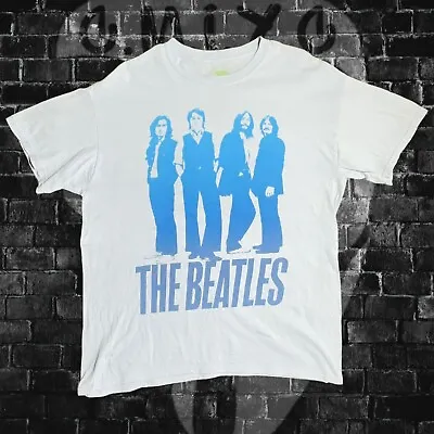 Buy The Beatles Music Merch Pop Rock N Roll Mens T-shirt L Vintage Graphic Print Y2K • 18.79£