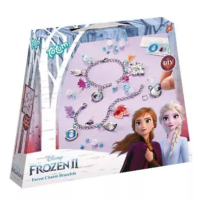 Buy Frozen II 680654 Bettelarmbänder Disney Charm Set-Make Chain Bracelets With Silv • 9.15£