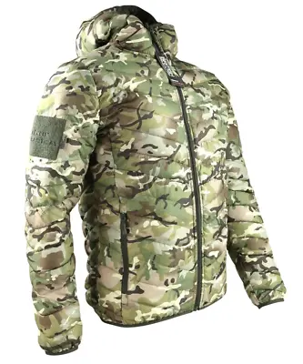 Buy Xenon Hooded Jacket BTP / Olive Green Zip Reversible Military Warm Camo Coat • 49.99£