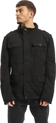 Buy Brandit Britannia Jacket Coat Mens Size 3XL Black Hood Military Hood • 62.95£