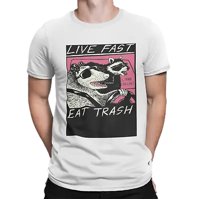 Buy Live Fast Eat Trash Sonic Youth Music Concert Tour T Shirt • 4.99£