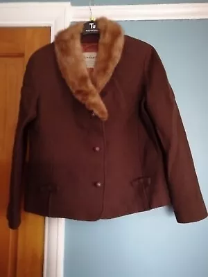 Buy Glendawn Pure New Wool Chocolate Vintage 50s Jacket Now Reduced  • 7.99£
