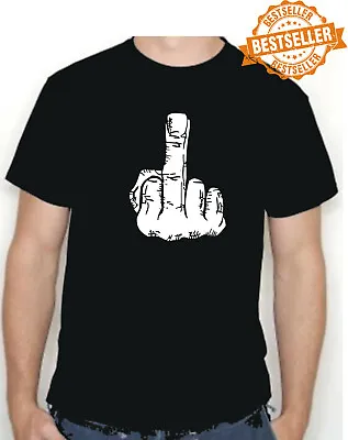 Buy Middle Finger T-shirt / Tee / College / Pub / Office / Holiday / Xmas / S-XXL • 11.99£