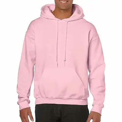 Buy Blank Threads Mens Relaxed Fit Casual Classic Hoody Sweatshirt - Pink • 9.90£