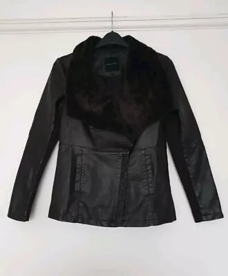 Buy New Look Ladies Size 12 Darkest Brown Lined Jacket Great Clean Condition • 5.99£