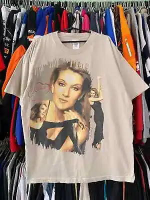Buy Vintage 1999 Celine Dion Tour Tee Shirt Men's Size Xl • 65.99£