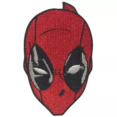Buy Deadpool Face Badge Clothes Iron On Sew On Embroidered Patch Appliqué • 2.37£