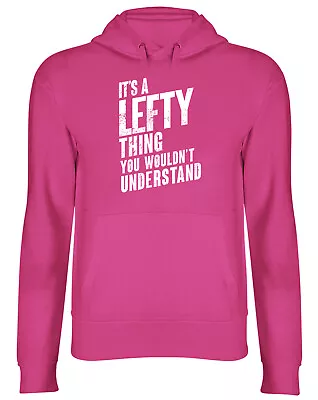 Buy Funny Left Handed Hoodie Mens Womens It's A Lefty Thing Top Gift • 17.99£
