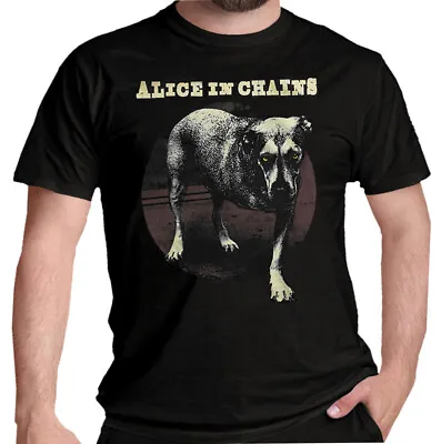 Buy Alice In Chains T Shirt Three Legged Dog OFFICIAL Licensed Tee Black New S-2XL • 15.73£