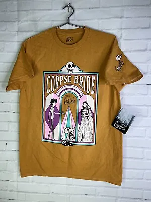 Buy Corpse Bride Emily Victor Wedding Graphic Tee Shirt Top Womens Juniors Size M • 24.80£