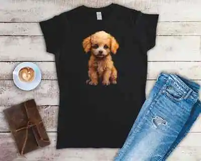 Buy Puppies 21 Different Breeds Italian Poodle-Yorkshire Terrier Ladies T Shirt • 12.49£