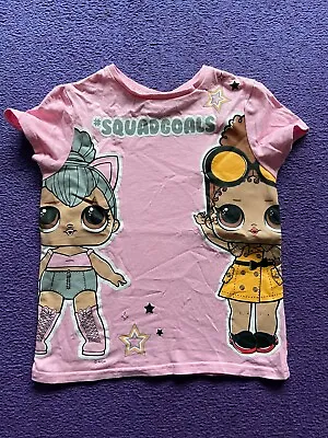 Buy Girls Pink LOL Squadgoals T-shirt Size 7-8 Years  • 2.99£