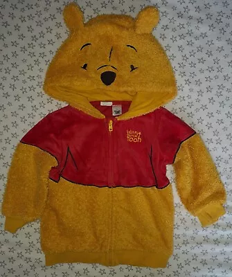 Buy Disney Winney The Pooh Fleece Hoodie - 9-12 Months - H&M - Unisex Full Zip • 2.50£