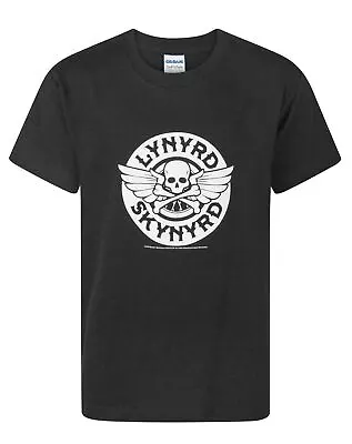 Buy Lynyrd Skynyrd Black Short Sleeved T-Shirt (Boys) • 9.99£