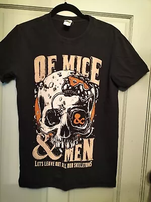 Buy Of Mice And Men Black T Shirt Size M Emo Goth • 4£