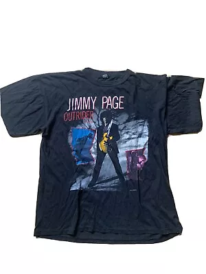 Buy Jimmy Page Outrider Tour Shirt 1988 Mint • 40£