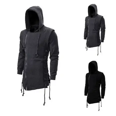 Buy Mens Casual Assassin Creed Hoodie Hooded Loose Coat Zip Hoodie Warm Jacket • 39.59£