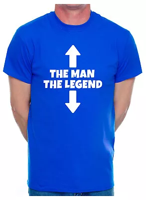 Buy The Man The Legend Funny Birthday Slogan Gift Mens T-Shirt  • 9.95£