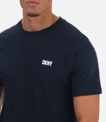 Buy Dkny Underwear Giants Lounge T Shirt Size Xl Uk Brand New With Tags Black B5 • 8.99£
