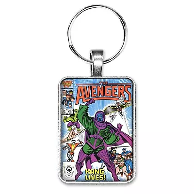 Buy The Avengers #267 KANG Cover Key Ring Or Necklace Marvel Comic Book Jewelry • 10.20£