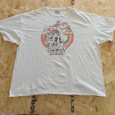 Buy Looney Tunes T Shirt White Adult 3XL XXXL Mens Graphic Summer • 11.99£